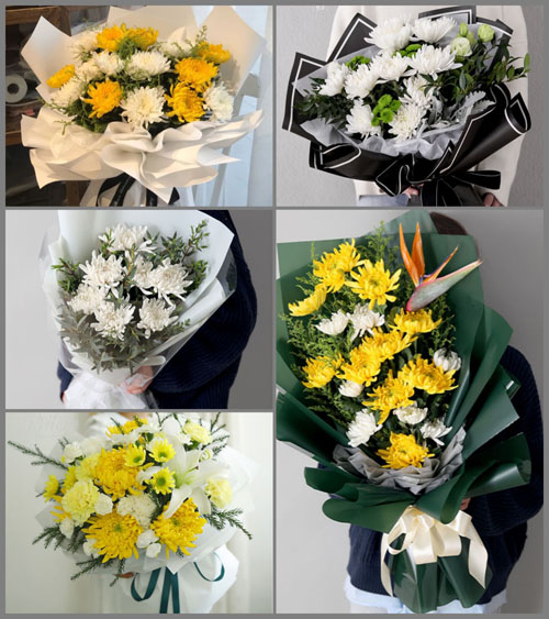 河北张家口沽源县榆树沟白事花束代送